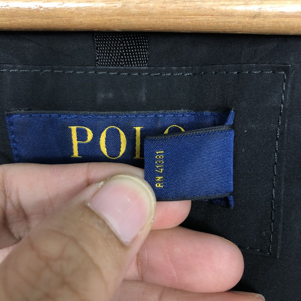 Polo Ralph Lauren 📌Rich Black Vintage Biker Jacket Zipper Polo Ralph Lauren Size US S / EU 44-46 / 1 - 22 Thumbnail