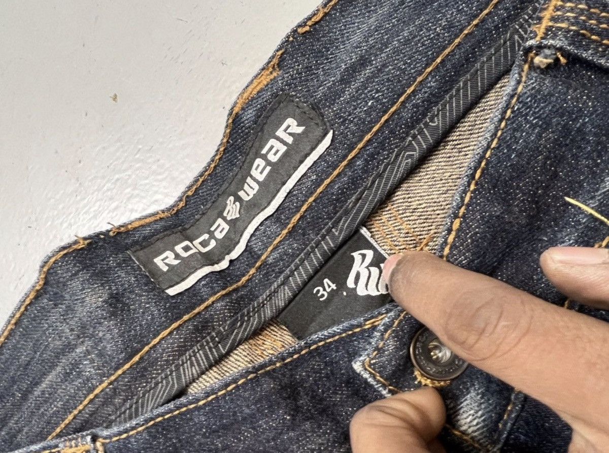 Rocawear Vintage roca wear baggy denim Size US 34 / EU 50 - 7 Thumbnail