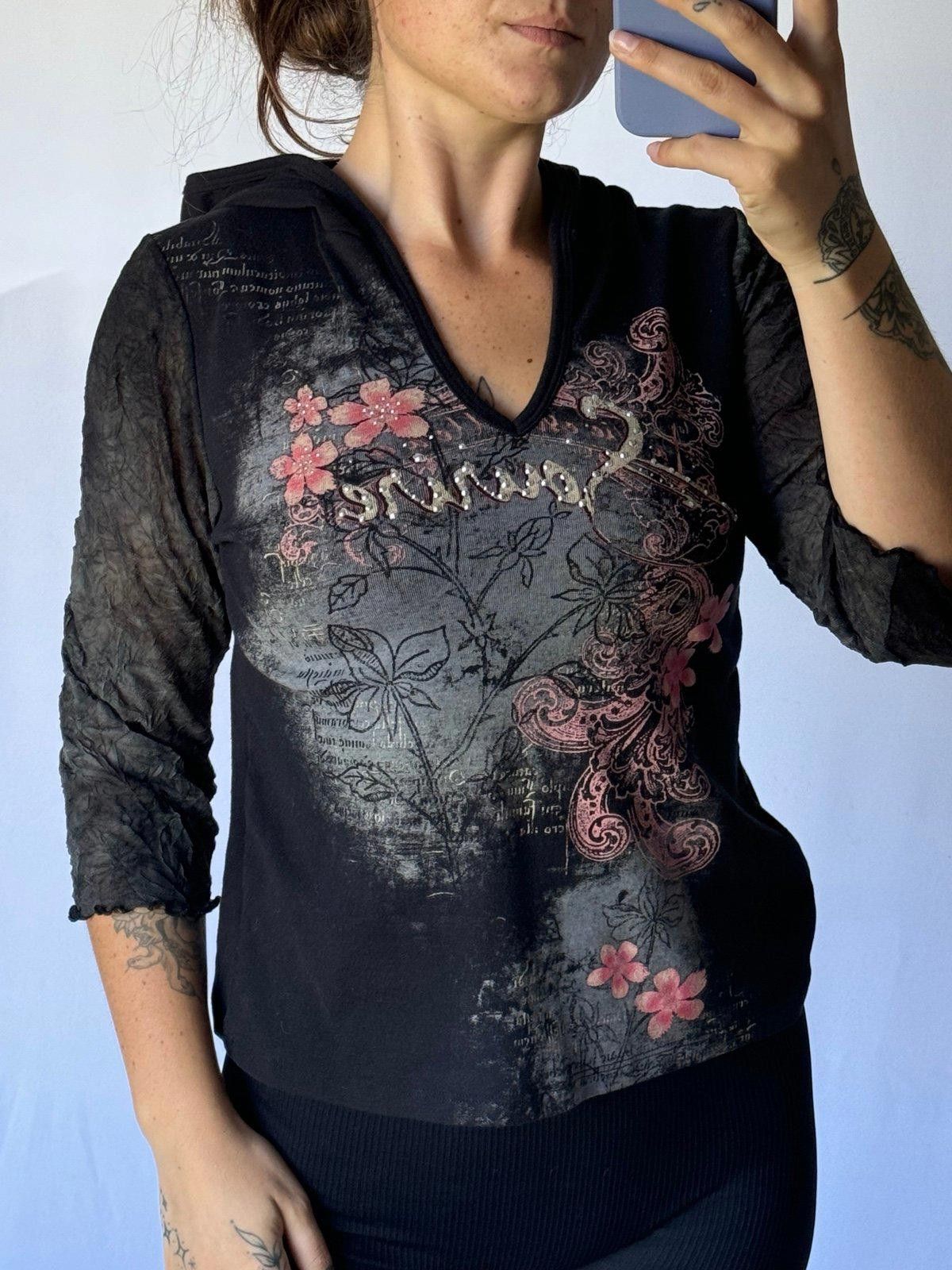 Designer Susan Lawrence 1/4 sleeve pullover Size L / US 10 / IT 46 - 2 Thumbnail