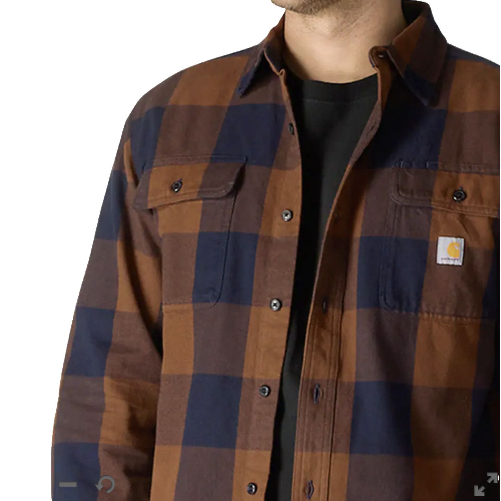 Carhartt Carhartt Loose Fit Heavyweight Flannel Lumberjack Plaid Top Size US L / EU 52-54 / 3 - 3 Thumbnail