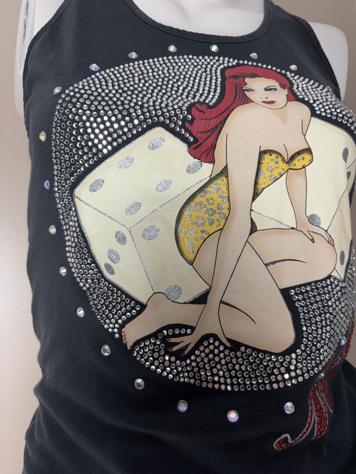 Other Met Italian printed glamour girl long tank top tunic Size S / US 4 / IT 40 - 10 Thumbnail