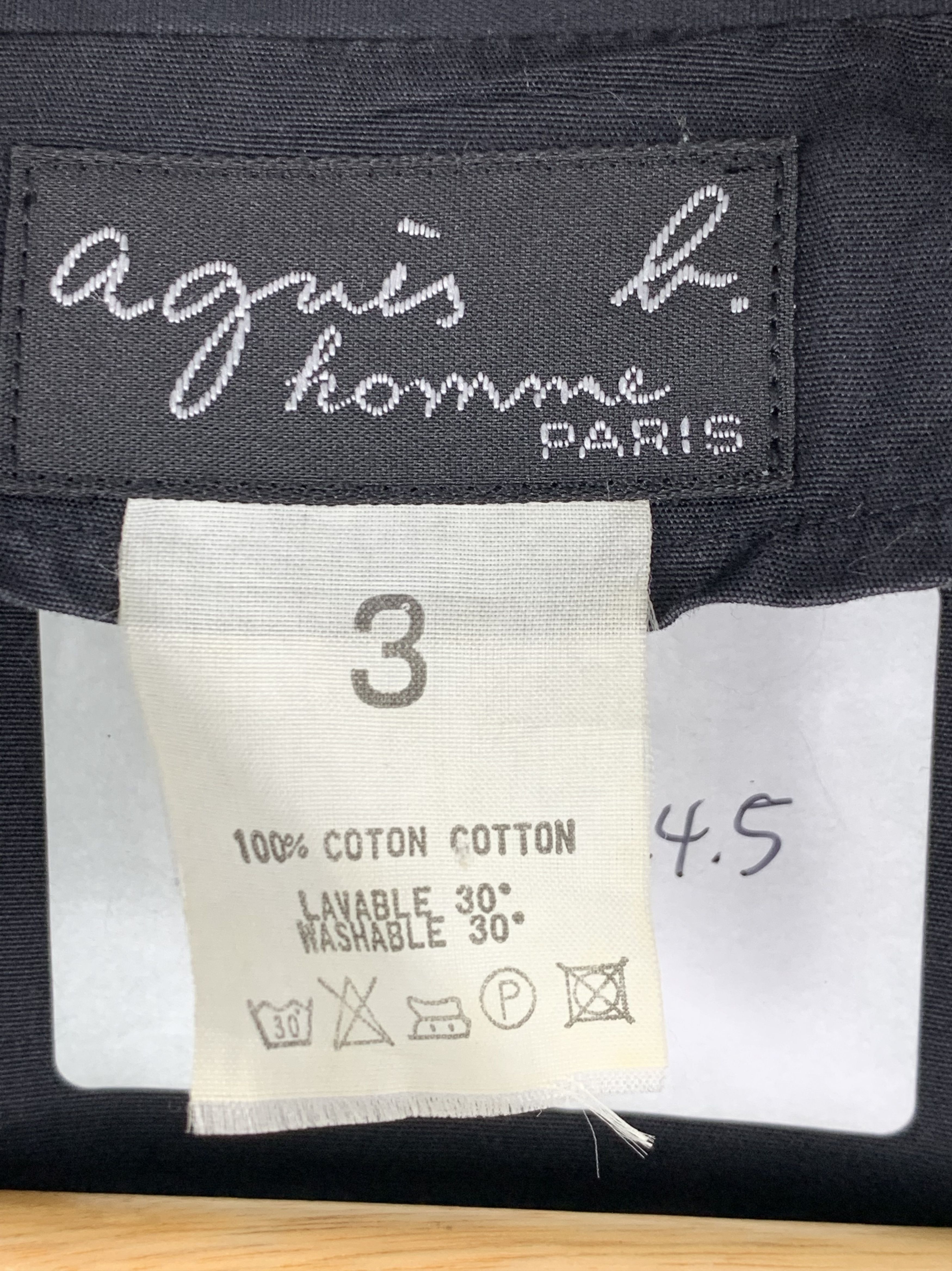 agnes b. Vintage Agnes B. Zipper Denim Jacket J1424 Size US M / EU 48-50 / 2 - 5 Thumbnail