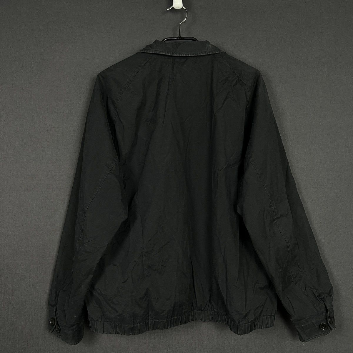 Vintage Burberry's Black Bomber Jacket w/ Check mens size M