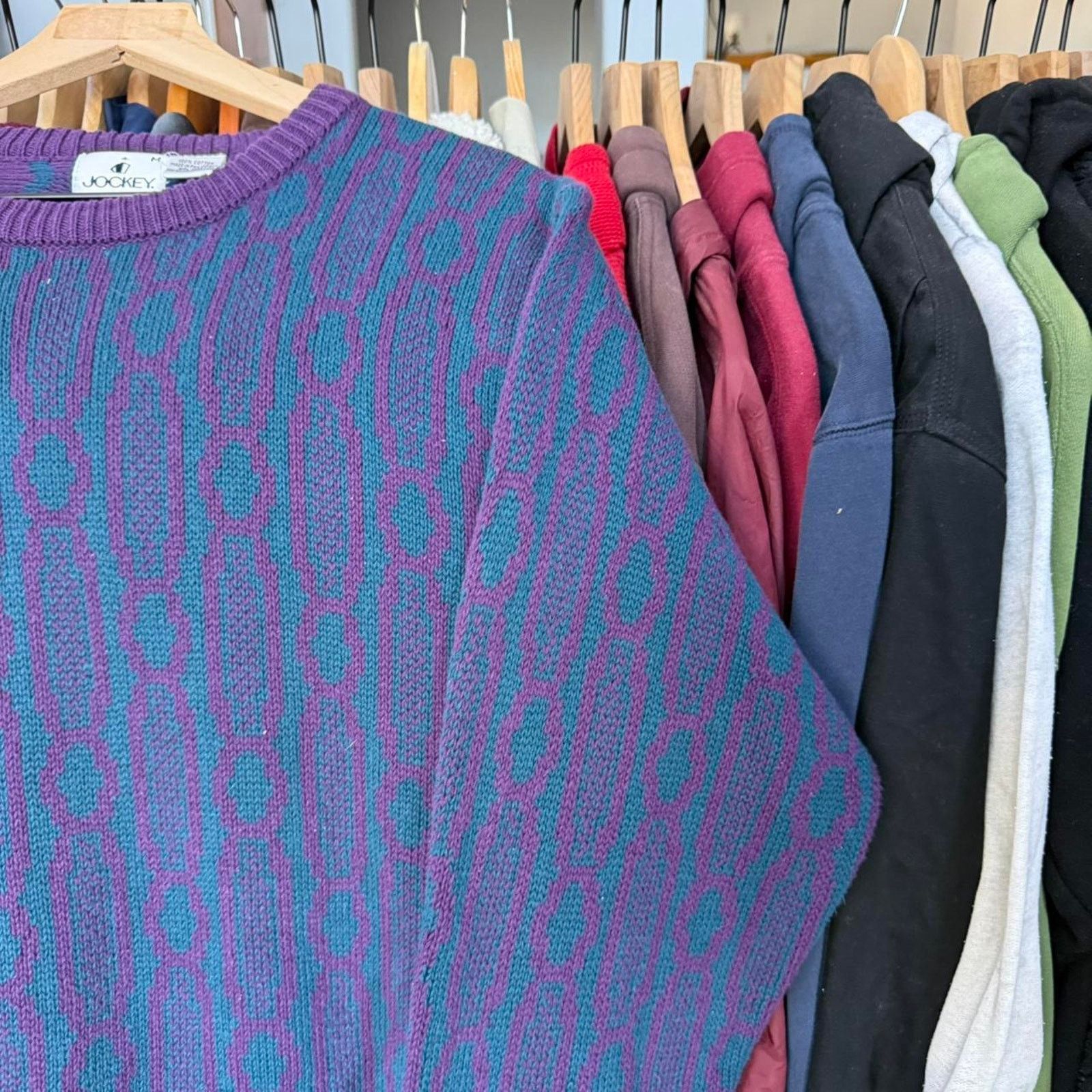 Jockey Vintage Jockey Geometric Sweater With Really Cool Pattern Size US M / EU 48-50 / 2 - 4 Thumbnail