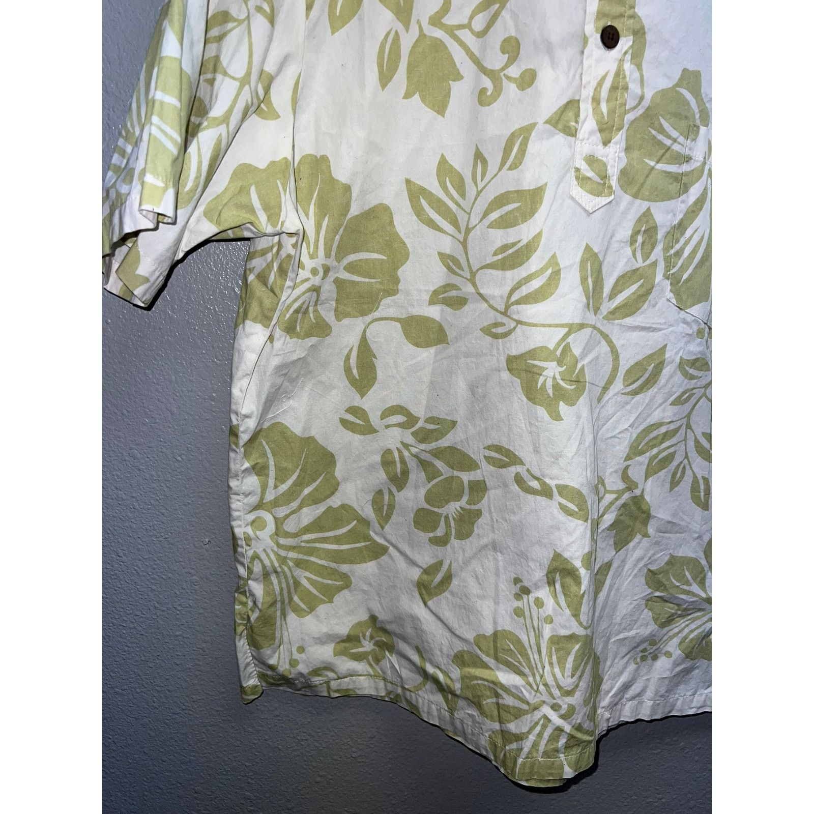 Vintage Bishop Street Hawaiian Shirt Button Up Green Tee XL VTG Size US XL / EU 56 / 4 - 4 Thumbnail