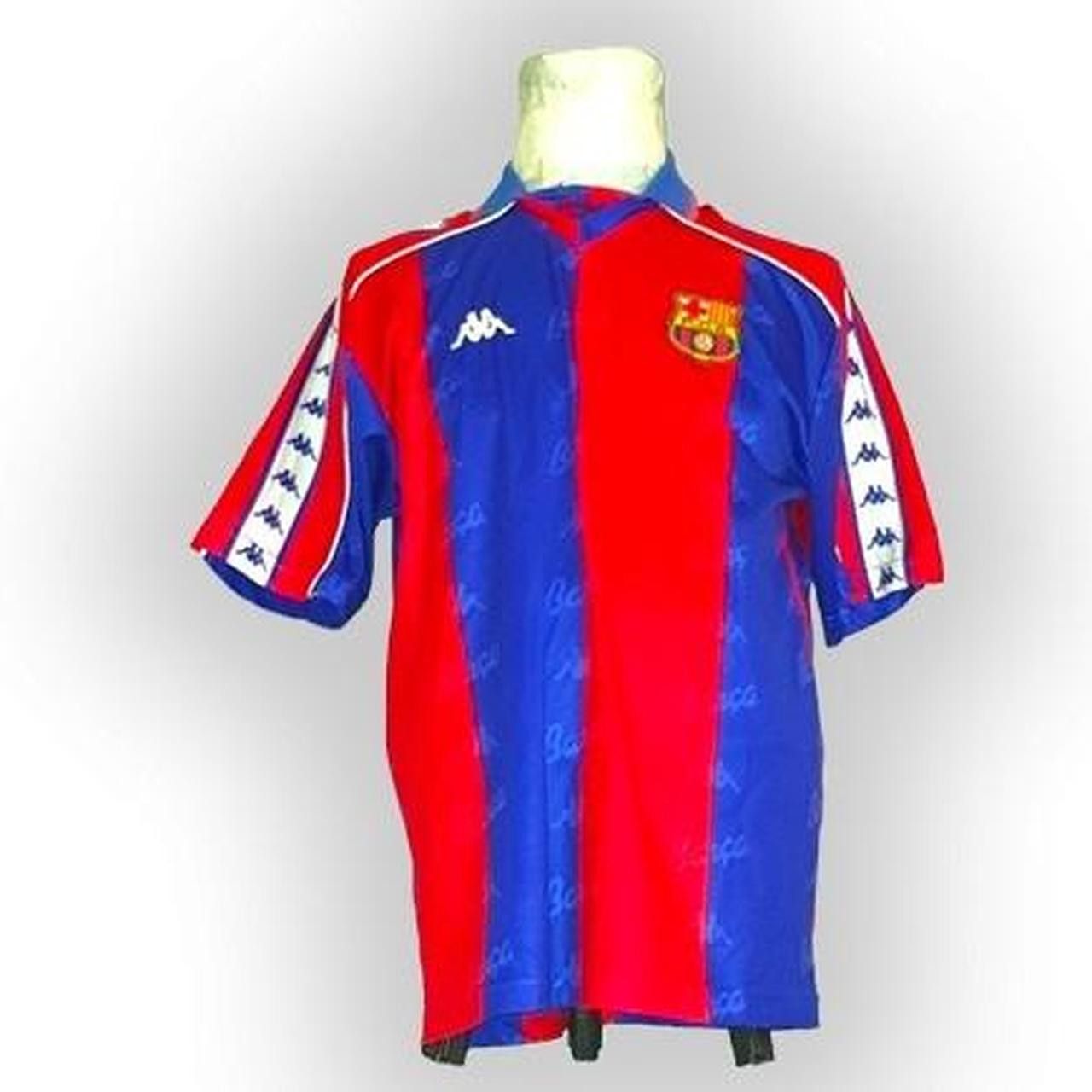 Kappa Fc Barcelona Spain 1992 1993 1994 1995 Shirt Jersey Size US S / EU 44-46 / 1 - 1 Thumbnail