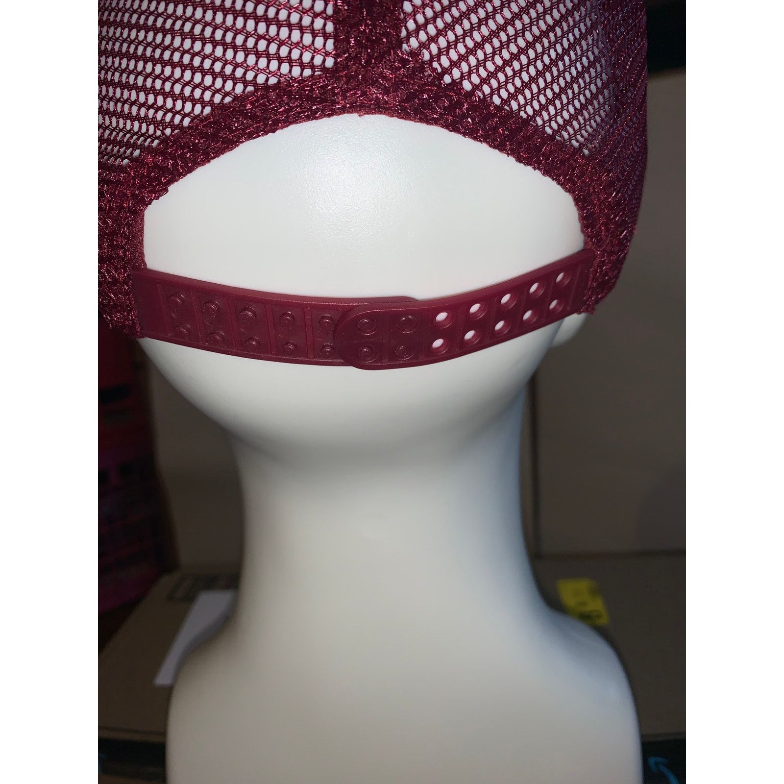 Cobra 2001 Ozark Trails Racing Trucker Hat Rope Snapback Maroon Size ONE SIZE - 4 Thumbnail