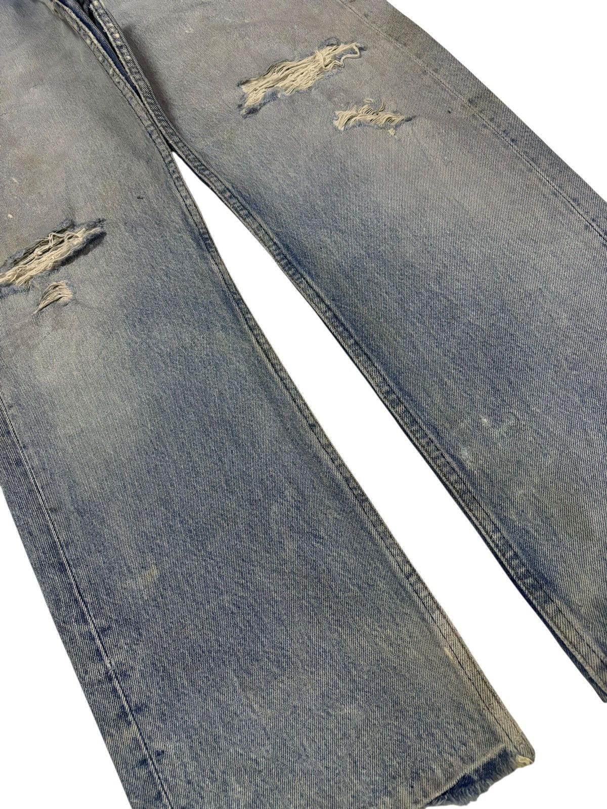 Levi's Vintage Levi’s 90’s 505 Distressed Jeans Size US 34 / EU 50 - 3 Thumbnail