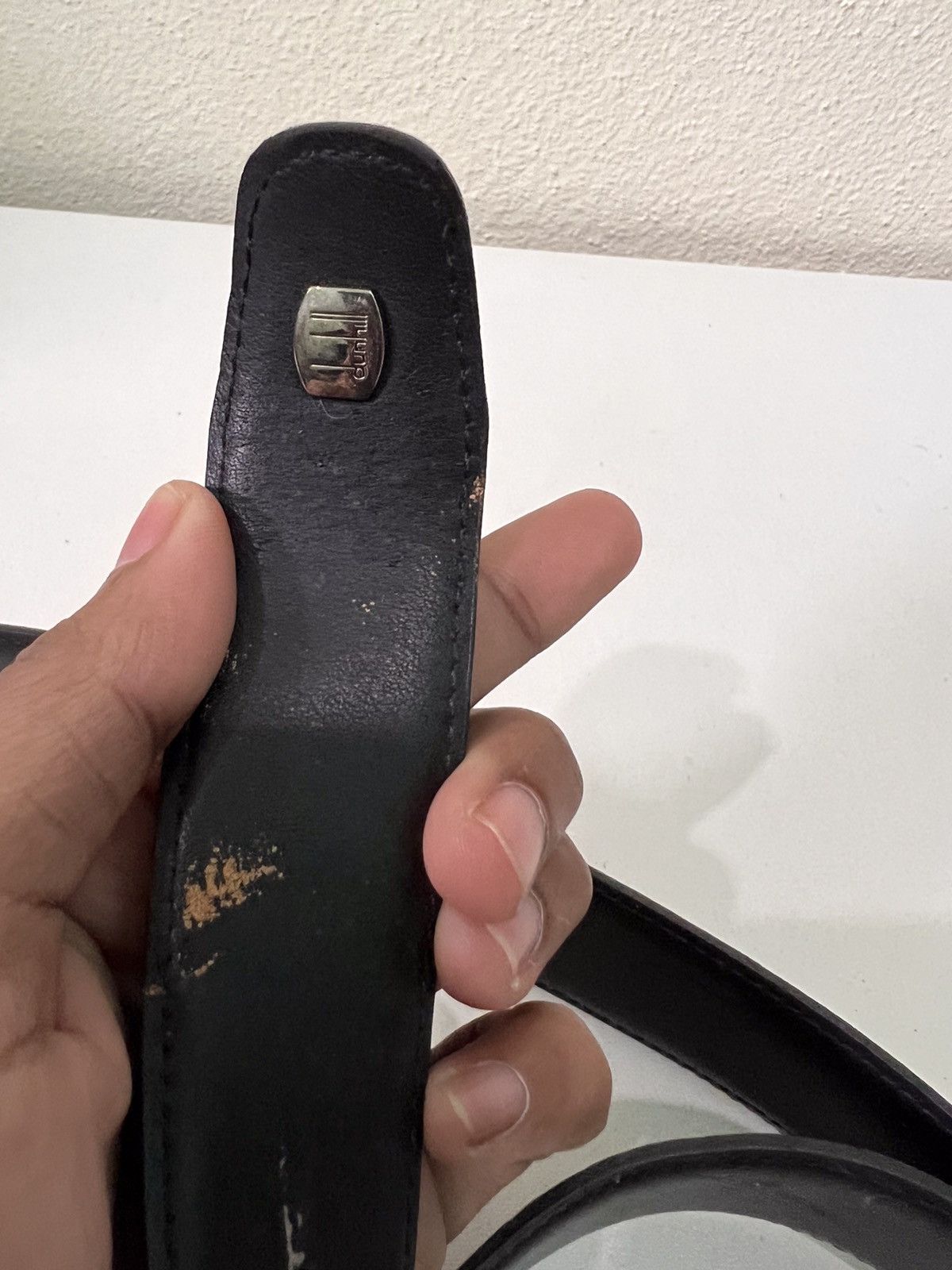 Leather Dunhill Formal Buckle Belt Size ONE SIZE - 7 Thumbnail