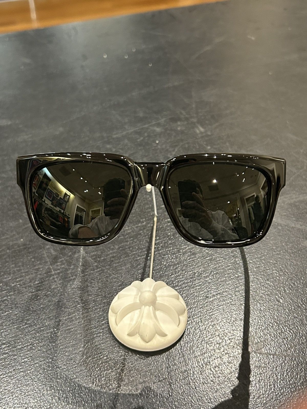 Chrome Hearts Chrome Hearts ‘Box Officer’ Sunglasses Size ONE SIZE - 4 Thumbnail
