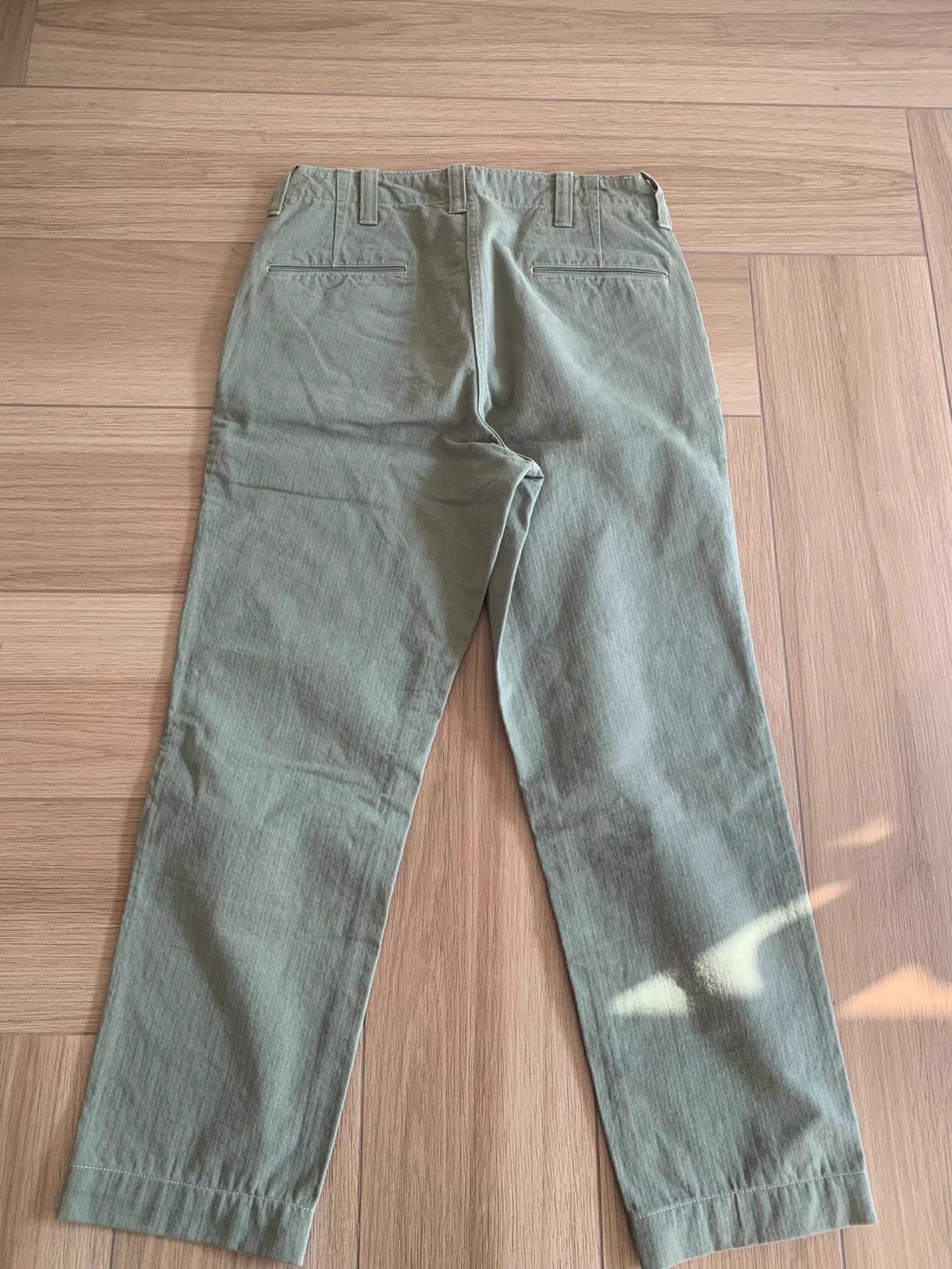Freewheelers FREEWHEELERS Herringbone Heavyweight Military Pants Size 32 Size US 32 / EU 48 - 2 Thumbnail
