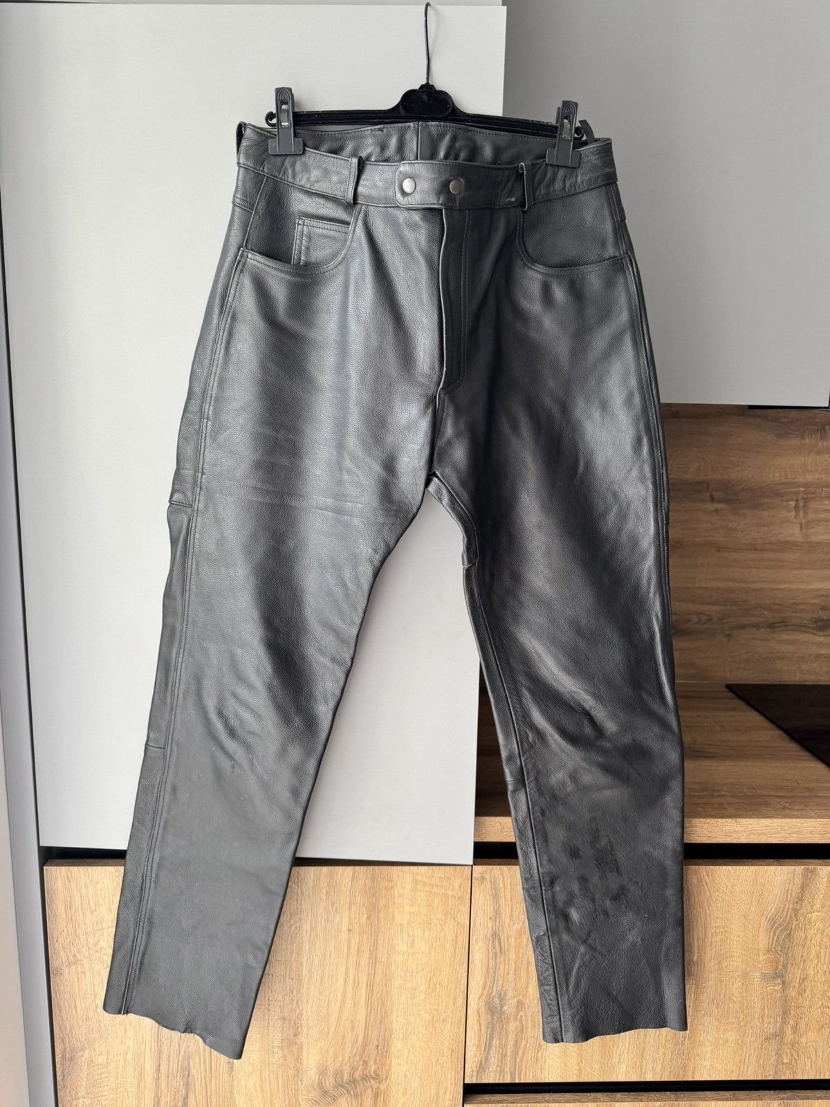 Japanese Brand Vintage Leather Motorcycle Biker Pants Size US 36 / EU 52 - 1 Thumbnail