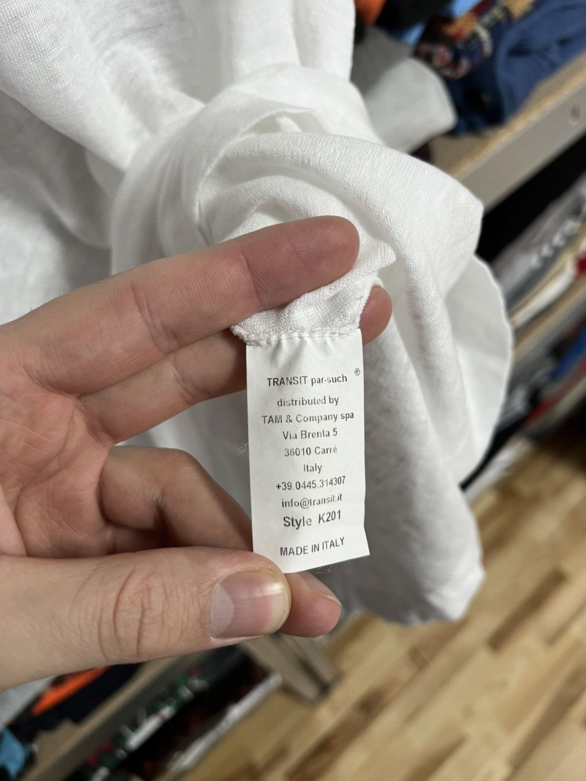 Transit Transit Par Such Avant Garde Linen T-Shirt Short Sleeve Size M / US 6-8 / IT 42-44 - 5 Thumbnail
