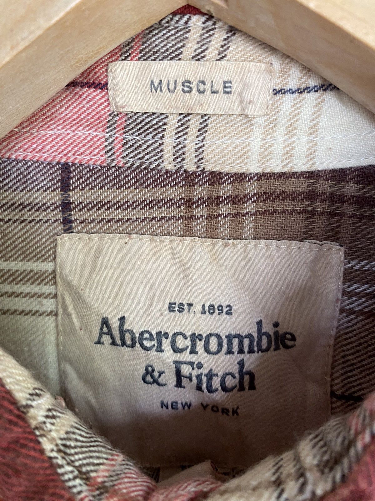 Abercrombie & Fitch Vintage Abercrombie & Fitch Plaid Tartan Flannel Shirt Size US M / EU 48-50 / 2 - 4 Thumbnail