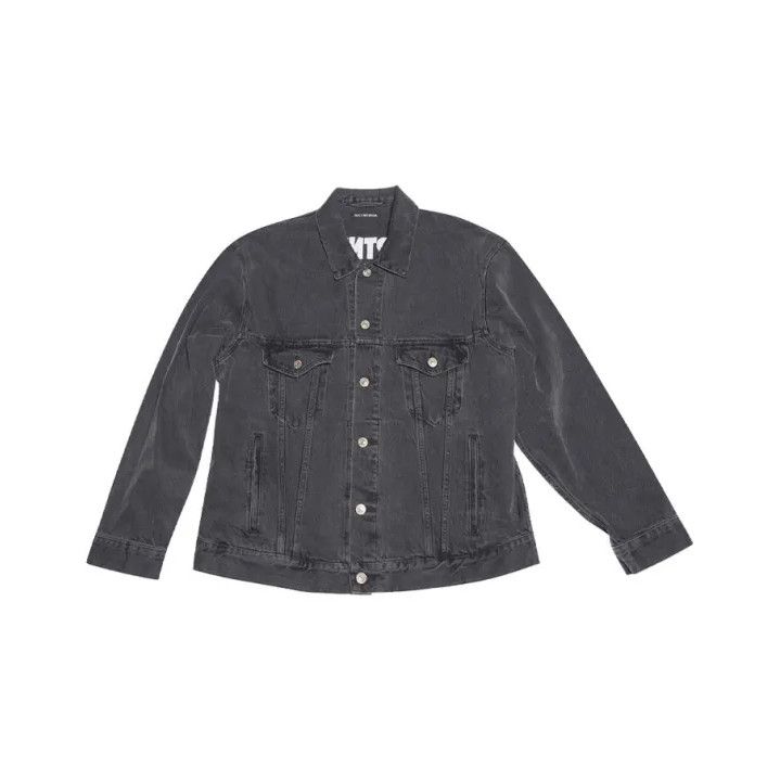 Balenciaga Balenciaga x FORTNITE Black Denim Jacket Size US L / EU 52-54 / 3 - 1 Thumbnail
