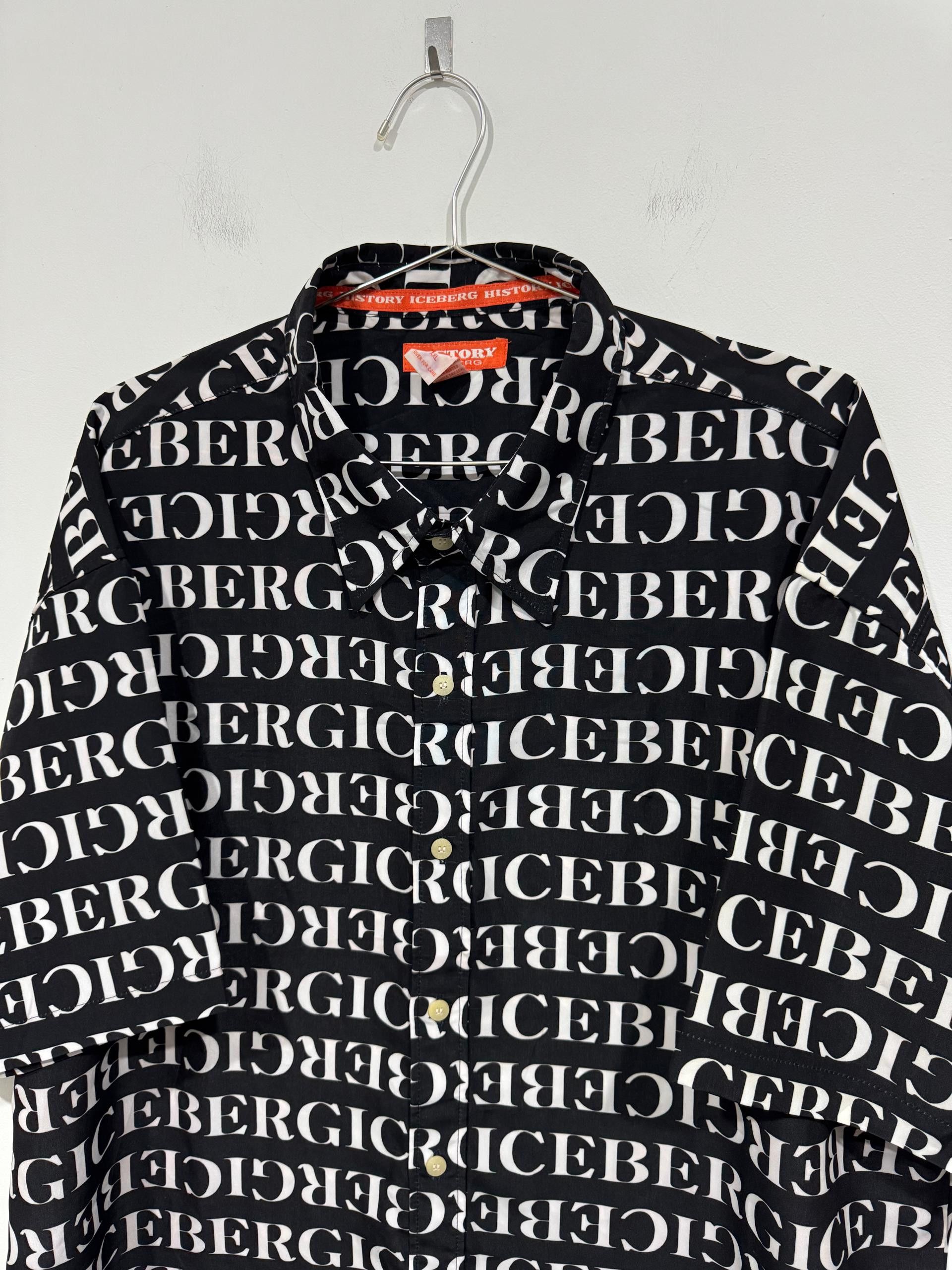Iceberg Vintage Y2K Iceberg Oversized AOP Shirt Size US XL / EU 56 / 4 - 2 Thumbnail
