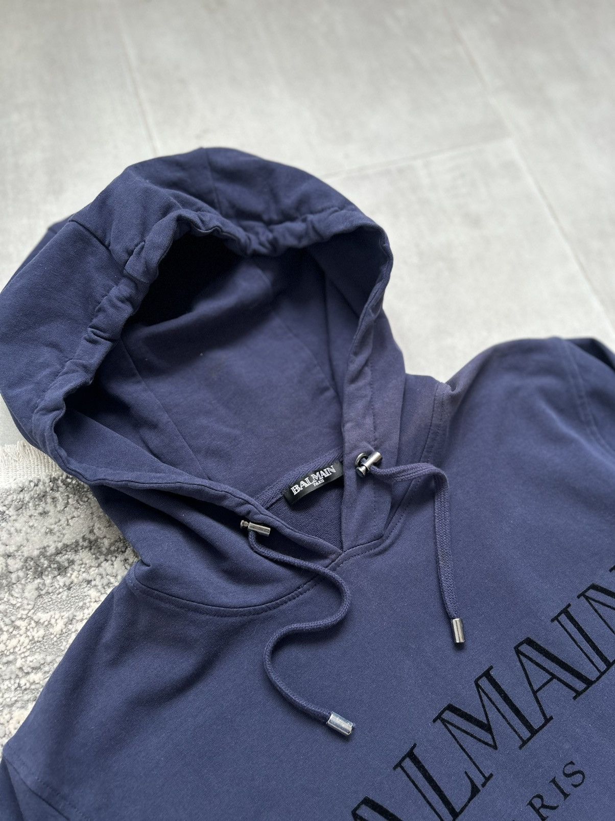 Balmain Balmain Paris Big Logo Hoodie Side Zip Size M Size US M / EU 48-50 / 2 - 6 Thumbnail