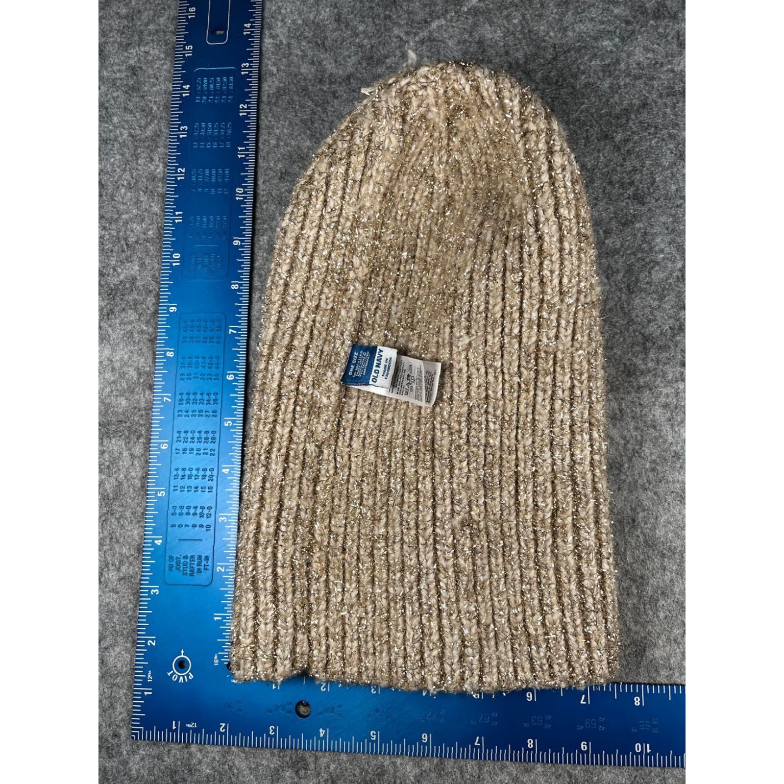 Old Navy Old Navy Beanie Hat Women One Size Beige Knit Beanie Winter Outdoor Ski Beanie Womens Size ONE SIZE - 5 Thumbnail