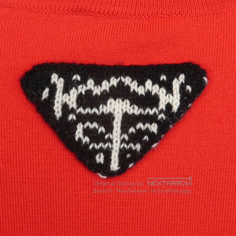 Prada Prada Red Wool Blend Turtleneck Sweater . Size XS / US 0-2 / IT 36-38 - 2 Thumbnail