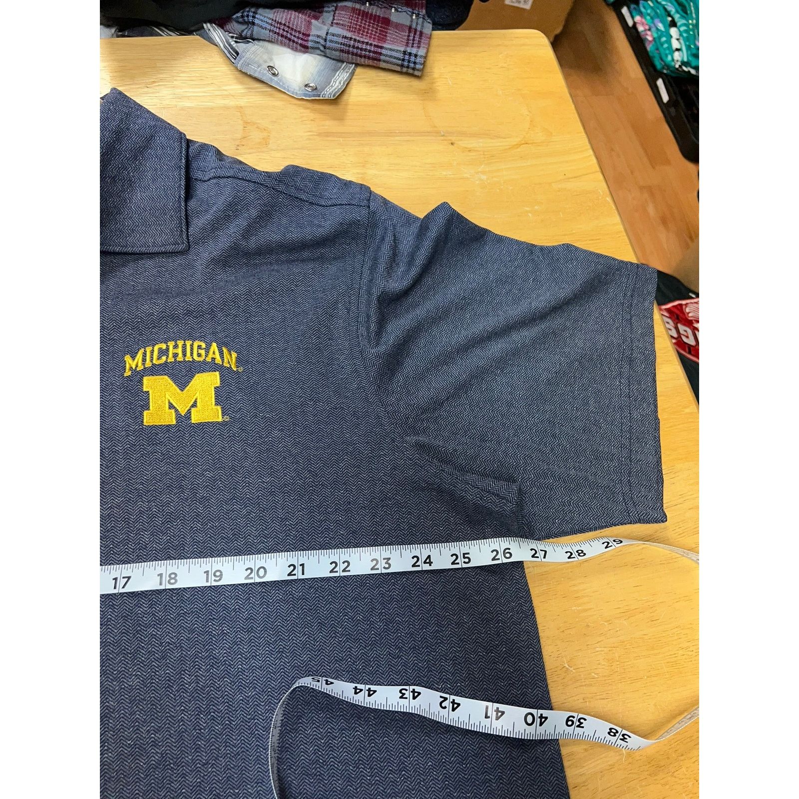 Champion Michigan Wolverines Polo Shirt Champion College Blue 2XL XXL Size US XXL / EU 58 / 5 - 8 Thumbnail