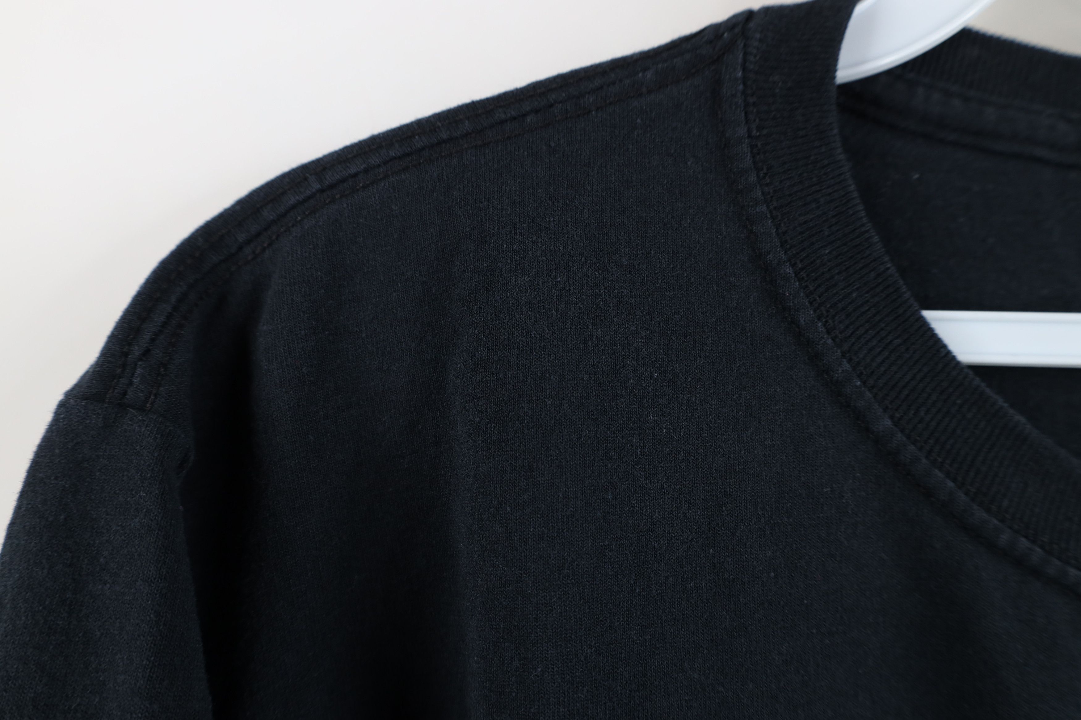 Vintage Vintage 90s Streetwear Cotton Short Sleeve T-Shirt Black Size US M / EU 48-50 / 2 - 5 Thumbnail