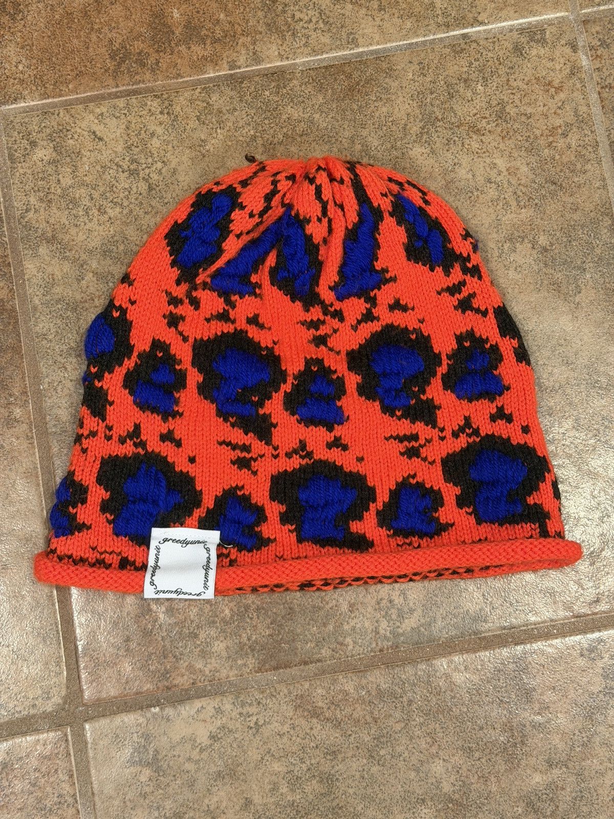 Greedy Unit condone x greedy unit knit beanie Size ONE SIZE - 1 Thumbnail