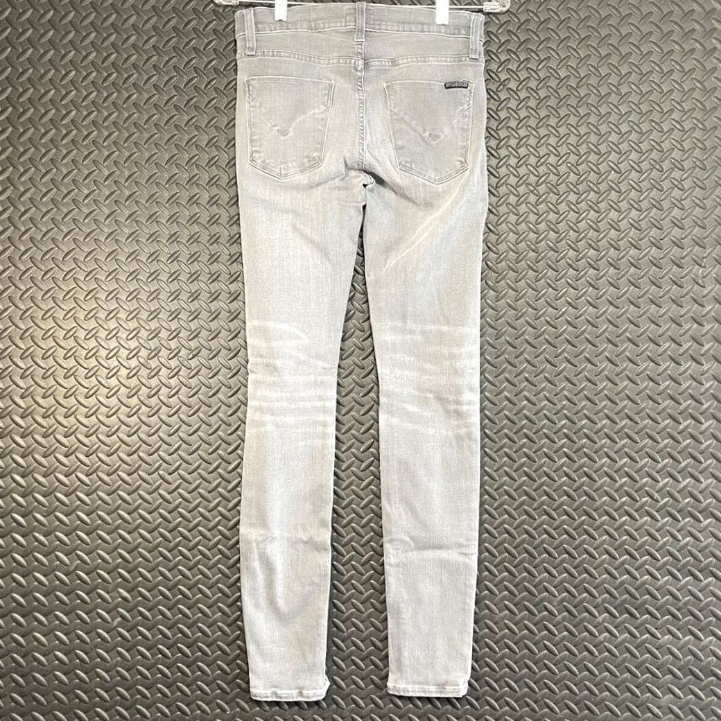 H By Hudson Hudson Women's Jeans Skinny Mid Rise Denim Gray 26 H by Hudson Size 26" / US 2 / IT 38 - 2 Thumbnail
