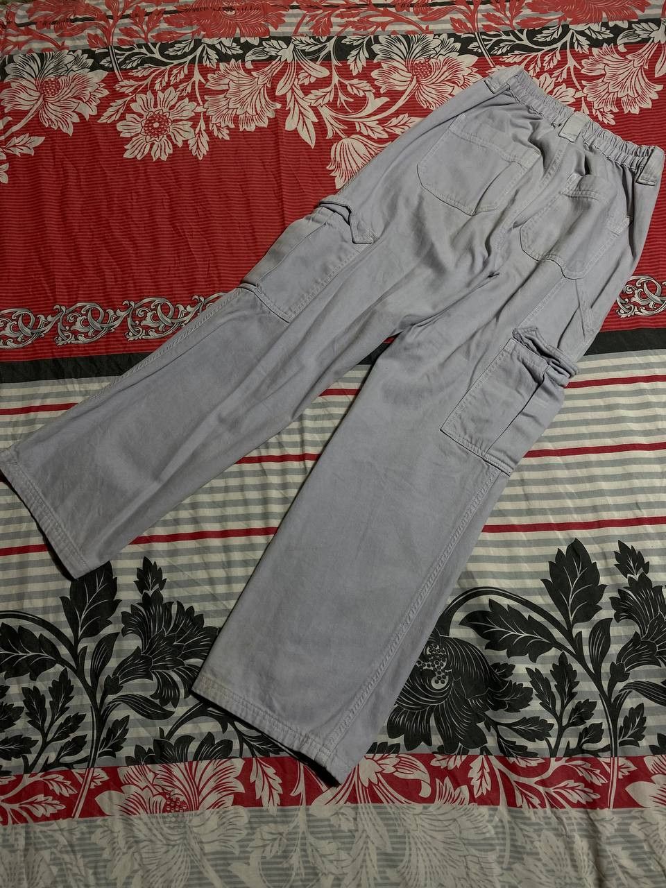 Japanese Brand Crazy Crash Dirty Baggy Faded Jean Japan Avant Garde Style Size US 32 / EU 48 - 21 Thumbnail
