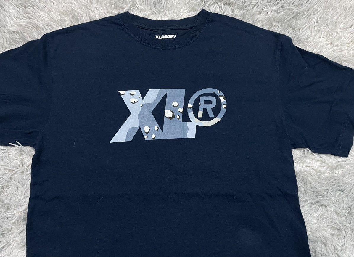 Japanese Brand XLARGE DUCK CAMO SPELL OUT TEES Size US L / EU 52-54 / 3 - 5 Thumbnail