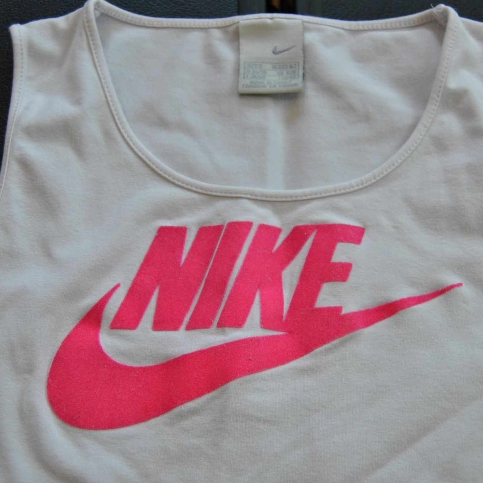 Nike Nike Sport Tank Top Small Pink White Size S / US 4 / IT 40 - 2 Thumbnail