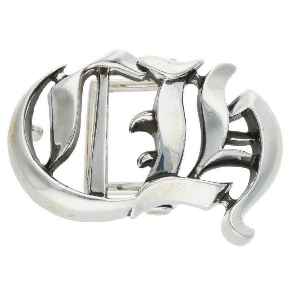 Chrome Hearts Chrome Hearts Silver Buckle with CH Logo | Grailed
