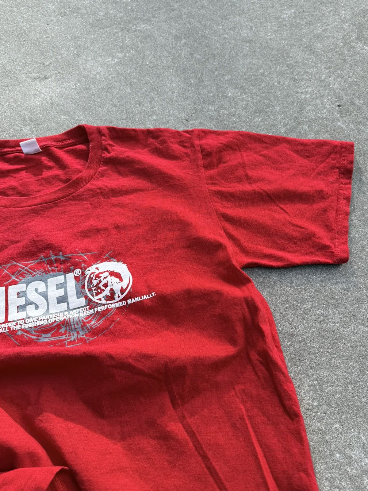 Diesel × Vintage Vintage Diesel Y2K avantgarde streetwear T-shirt Size US L / EU 52-54 / 3 - 6 Thumbnail