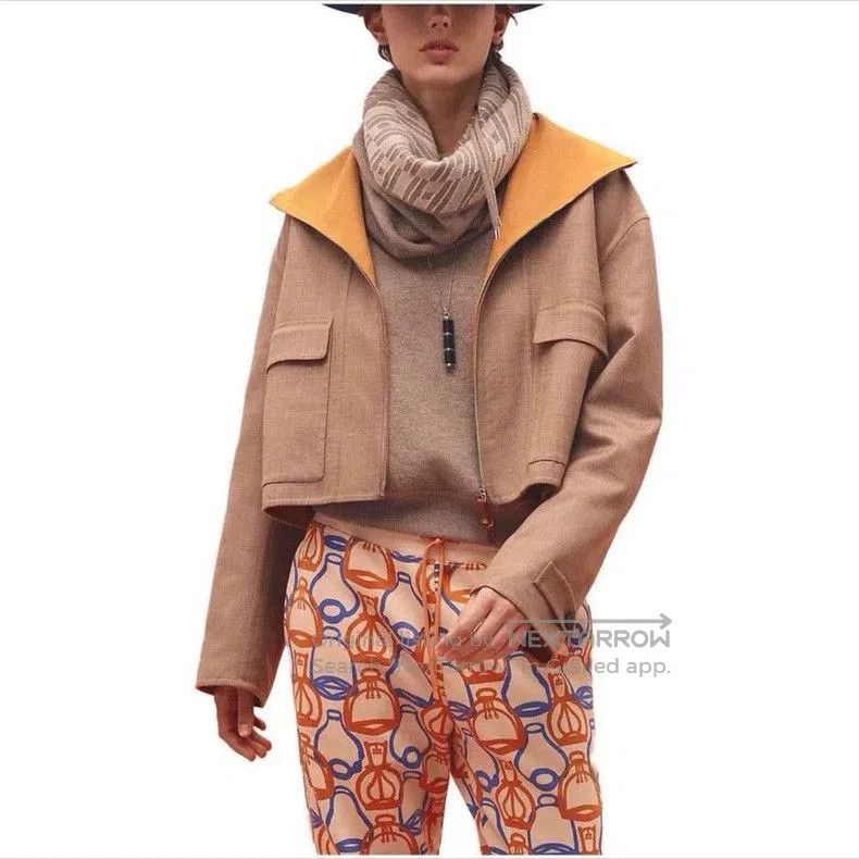 Hermes Dark Brown Coat Size 38.