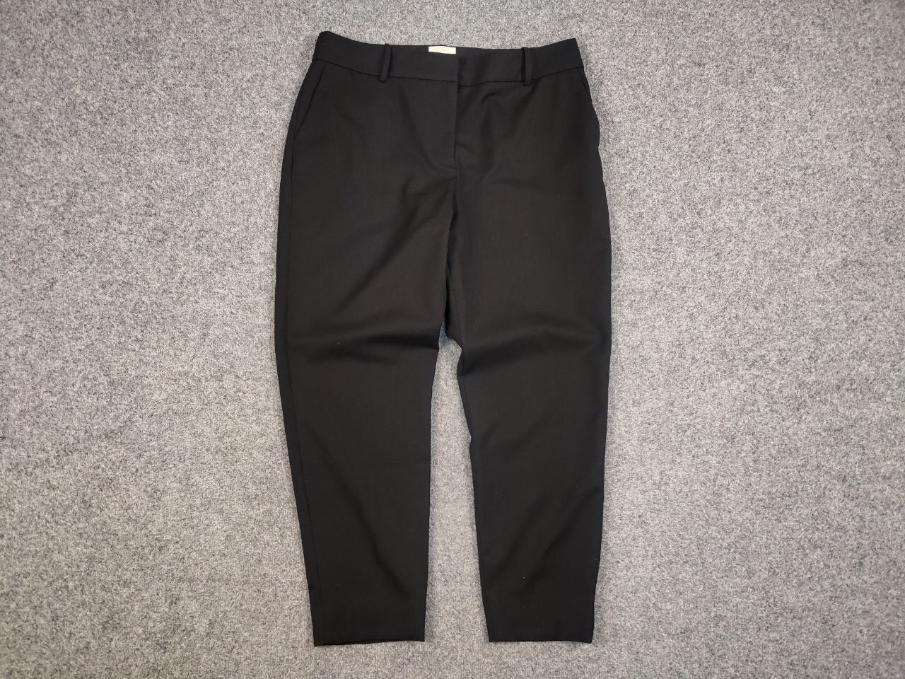 Sezane Sezane Paris Design Black Womens Ankle Trouser Pants Size 34" / US 12 / IT 48 - 6 Thumbnail