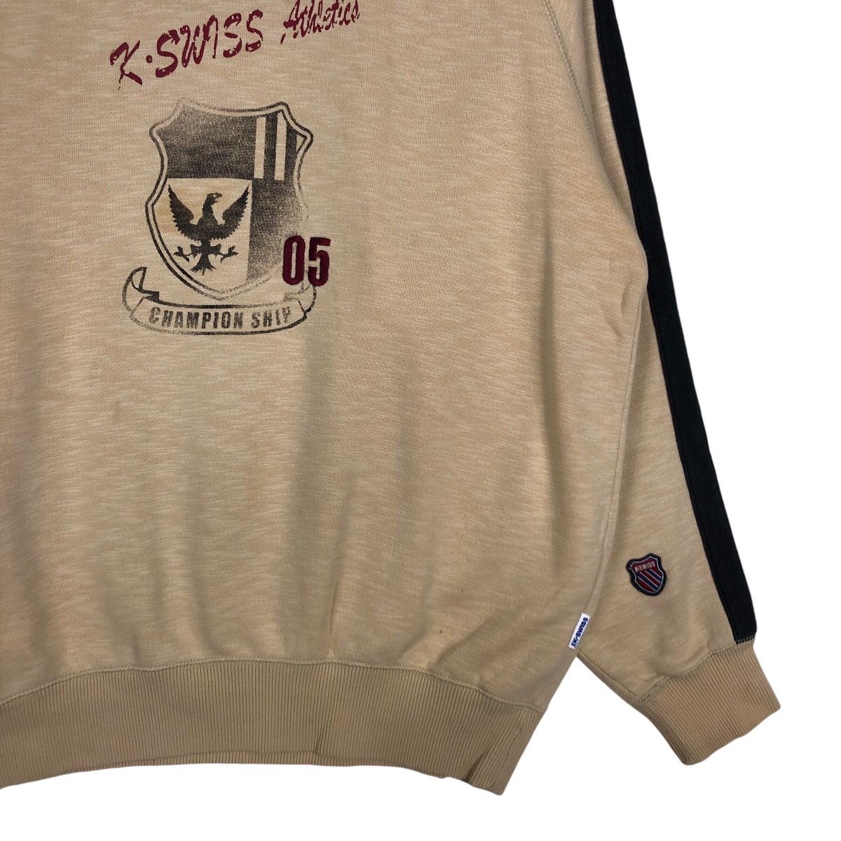 K-Swiss × Vintage Vintage K swiss Sweatshirt 90s design rare medium Size US M / EU 48-50 / 2 - 4 Thumbnail