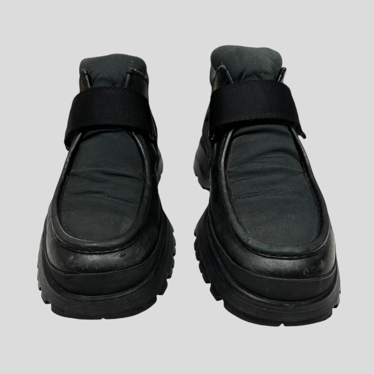 Prada Prada 00’s Leather Low Combat Strap Boots - UK8/8.5 Size US 9 / EU 42 - 4 Thumbnail