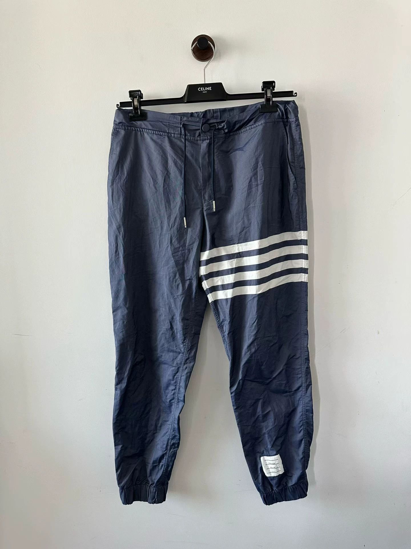 Thom Browne Thom Browne blue nylon pants size 4 Size US 39 - 1 Thumbnail