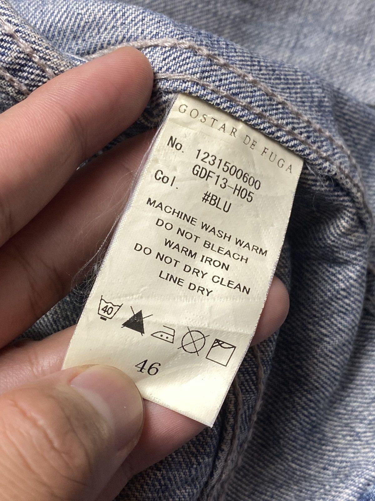 If Six Was Nine 2000s Fuga - Light Wash Denim Jacket Size US M / EU 48-50 / 2 - 8 Thumbnail