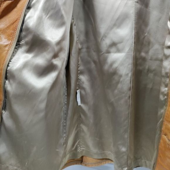 Vintage Vintage 70's Mens Butter Soft Tan Leather Blazer M Size US M / EU 48-50 / 2 - 16 Thumbnail