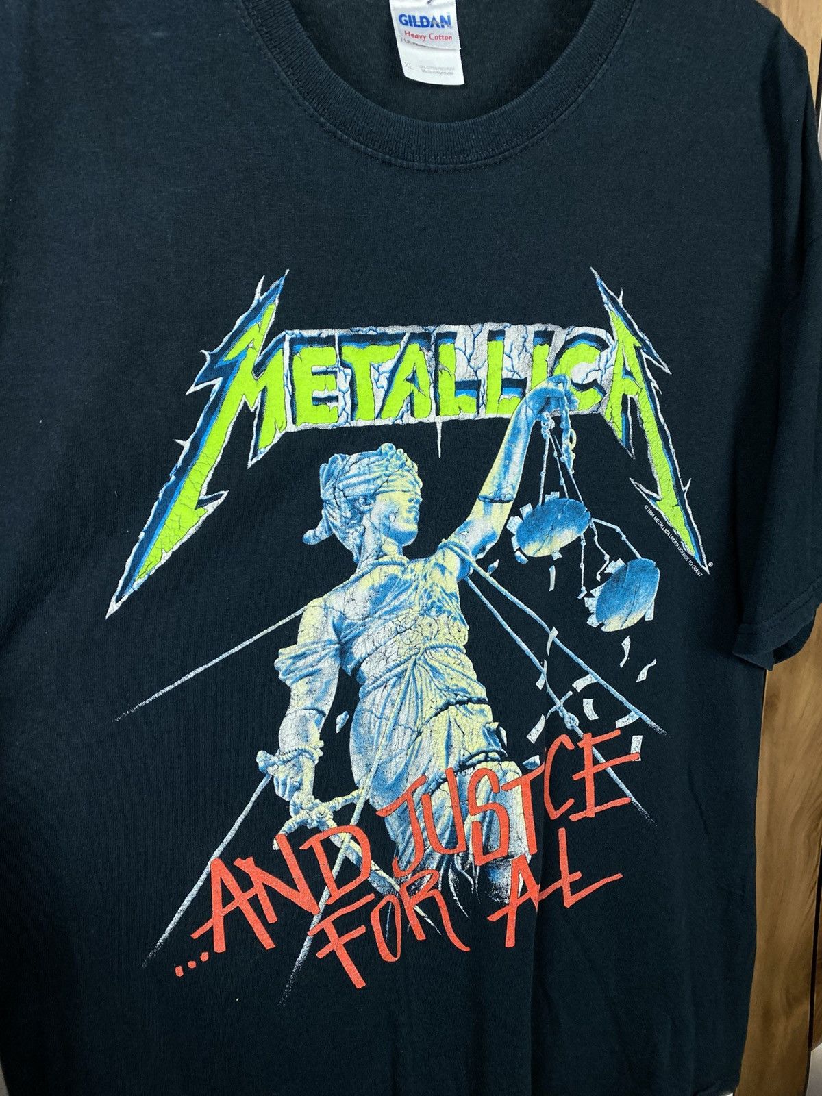 Metallica 💀Vintage 1994—2006 T-Shirt Metallica And Justce For All Tee💀 Size US XL / EU 56 / 4 - 3 Thumbnail