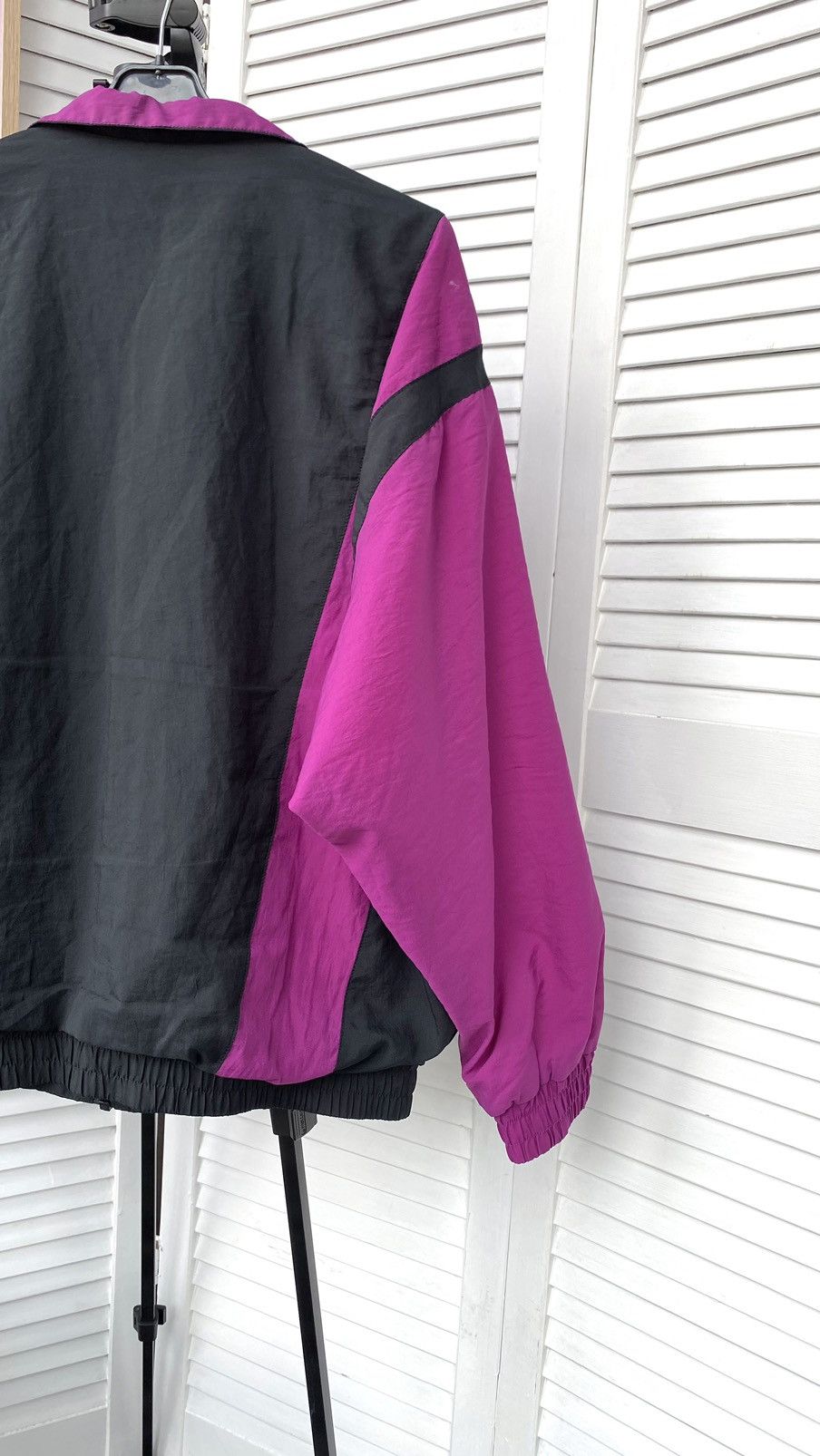 Puma × Vintage Vintage Puma Track Retro Jacket 90s 80s Black Purple Size US S / EU 44-46 / 1 - 7 Thumbnail