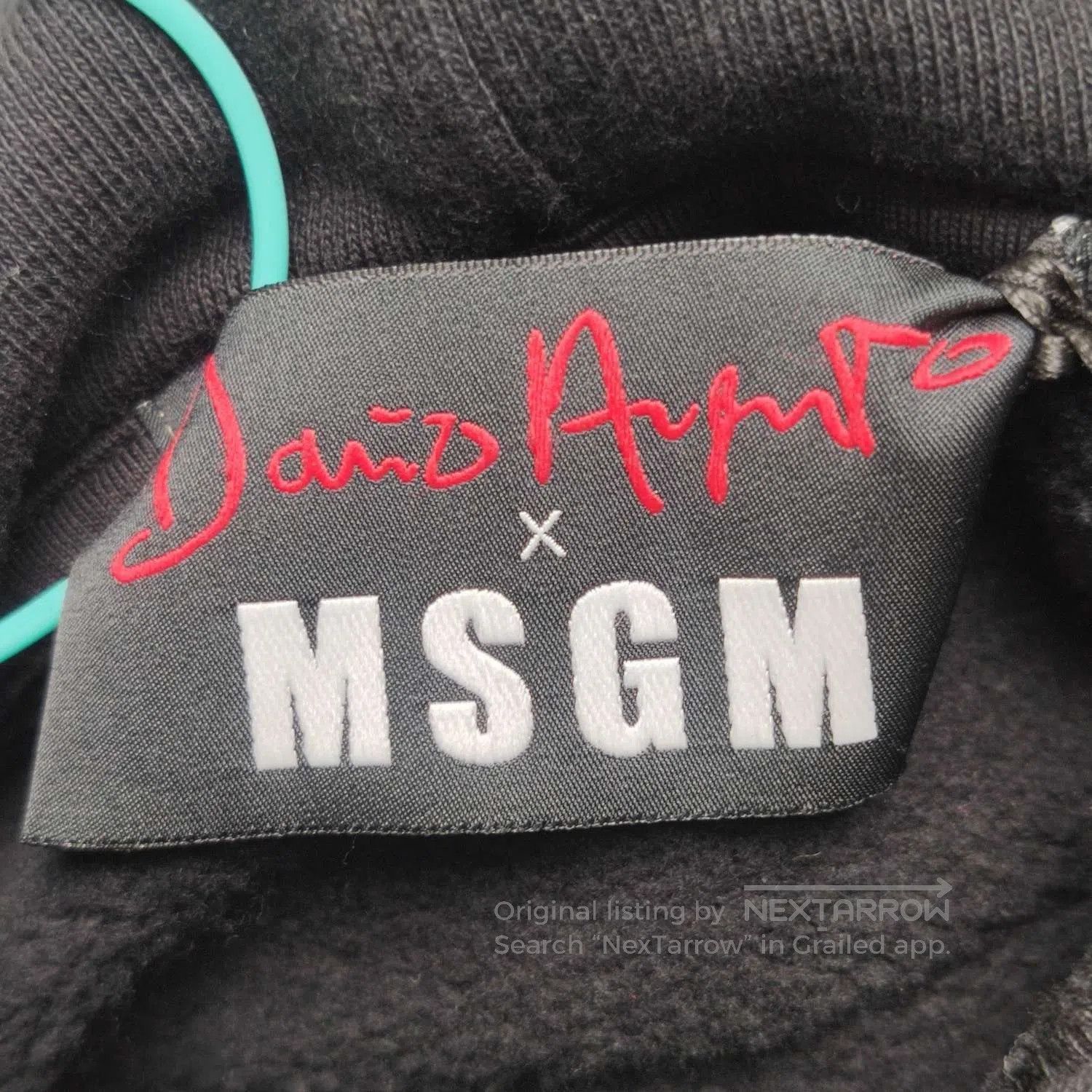 Louis Vuitton MSGM Black Orange Splatter Print Hoodie. Size US XS / EU 42 / 0 - 3 Thumbnail
