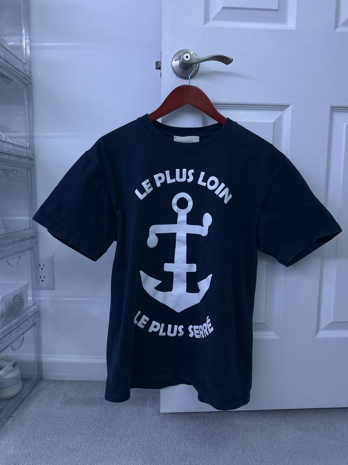 Gucci Gucci Le Plus Loin Le Plus Serré Shirt Navy Mens Sz S Size US S / EU 44-46 / 1 - 1 Thumbnail