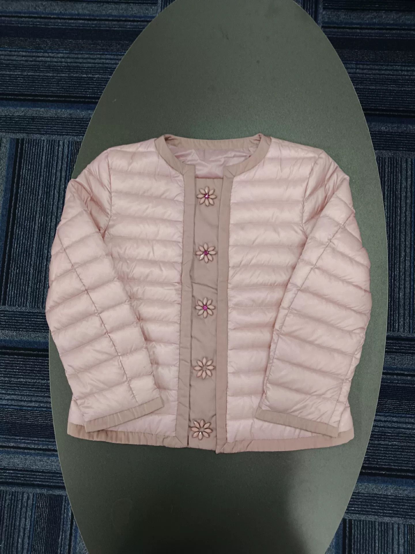 Moncler pink moncler women's down jacket size 2 Size M / US 6-8 / IT 42-44 - 1 Thumbnail