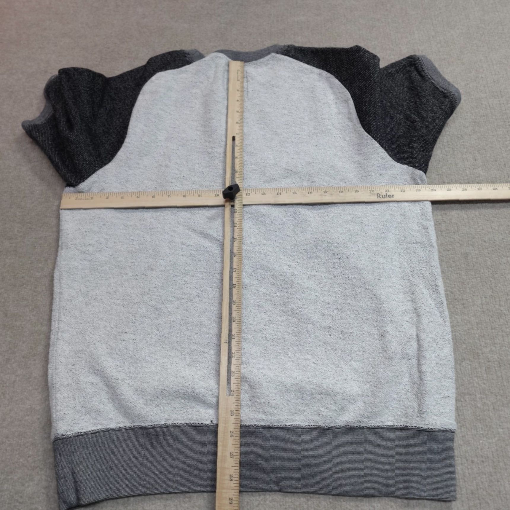 Prps Prps Sweater 3XL Gray Raglan Terry Sweatshirt Short Sleeve Sweatshirt Pullover Men Regular XS? Size US XXL / EU 58 / 5 - 7 Thumbnail