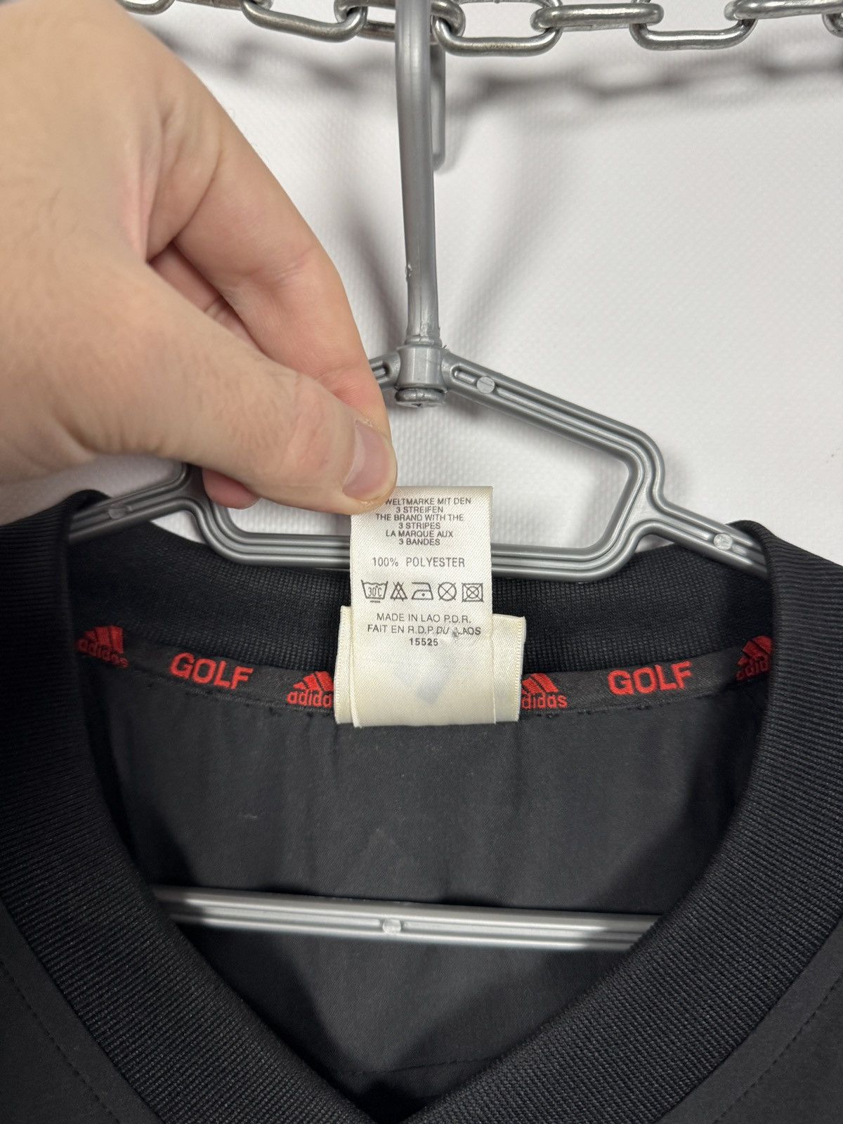 Adidas Men’s Vintage 90s Adidas Golf Sweatshirt Black Pullover XL Size US XL / EU 56 / 4 - 8 Thumbnail