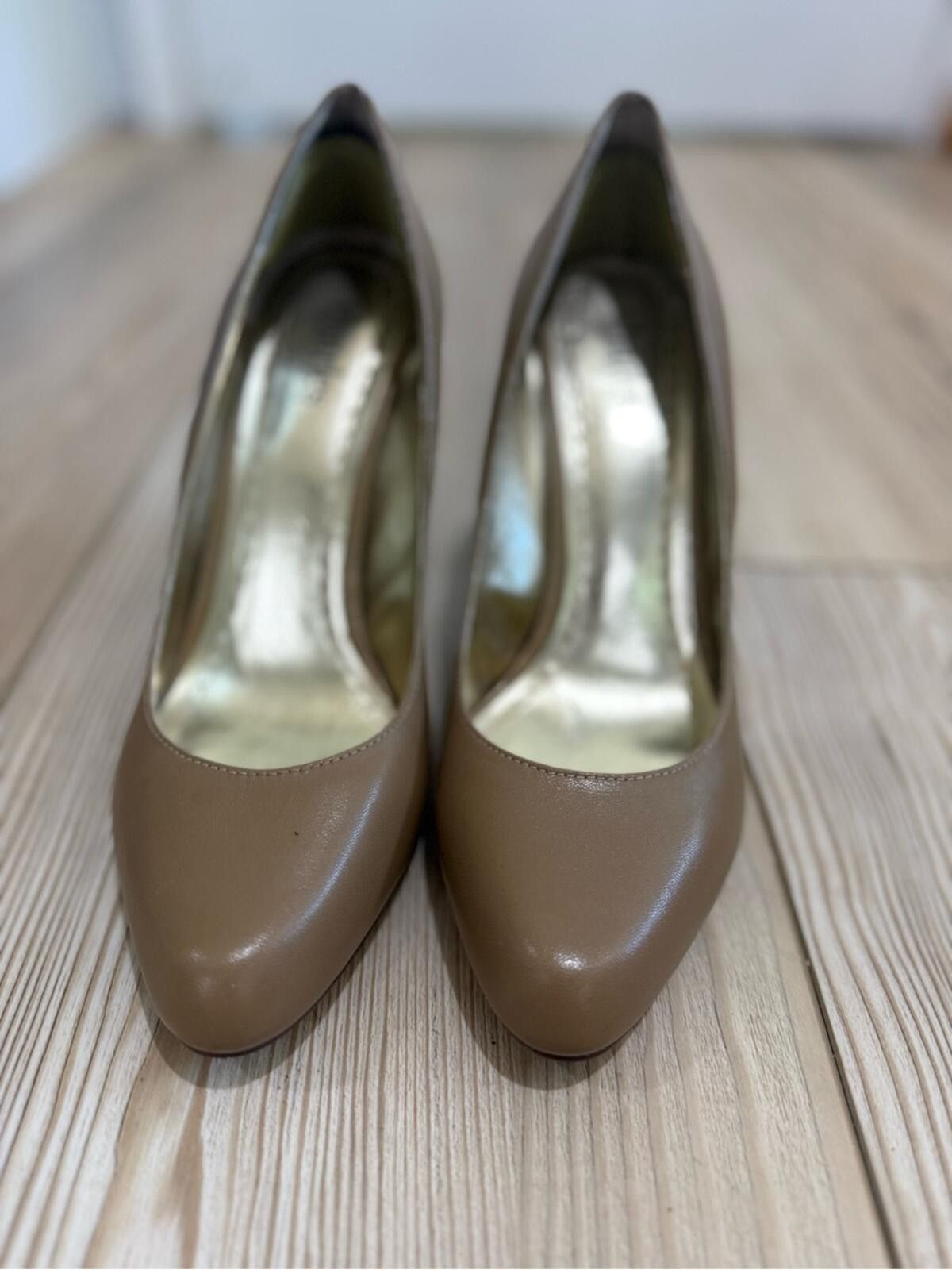 Other Charles David Tan Leather Pointed-Toe Stiletto Pumps Size US 9 / IT 39 - 4 Thumbnail