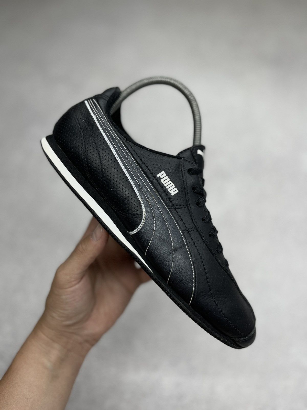 Puma Vintage Puma Speedcat Leather Sneakers Black Japan Style Y2K Size US 7.5 / EU 40-41 - 2 Thumbnail