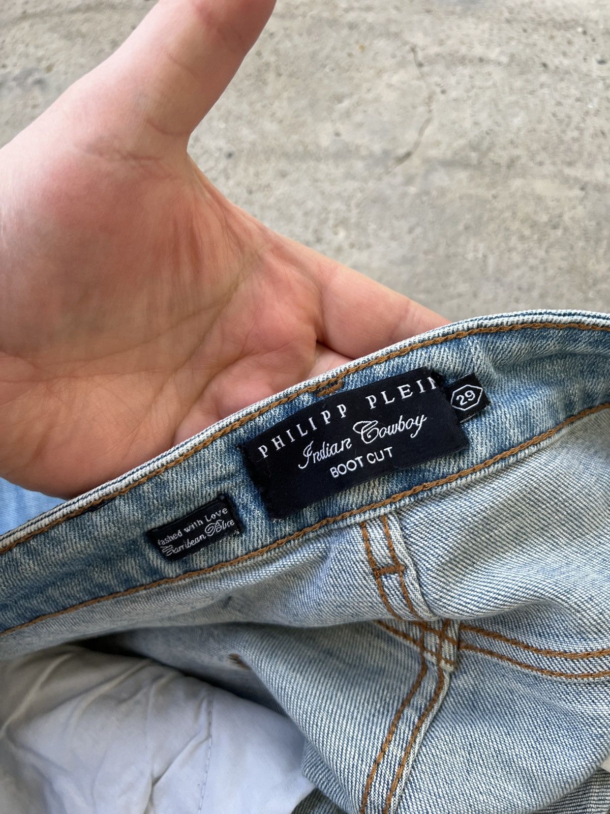 Philipp Plein Phillip Plein Indian Cowboy Boot Cut Jeans Size US 29 - 8 Thumbnail