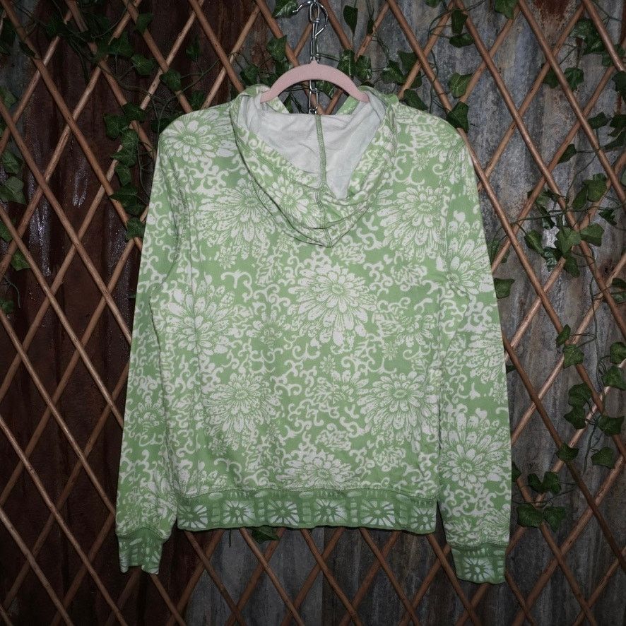Vintage Medium- Vintage Y2K floral flower tea 2000s femme zip hoodie Size M / US 6-8 / IT 42-44 - 2 Thumbnail